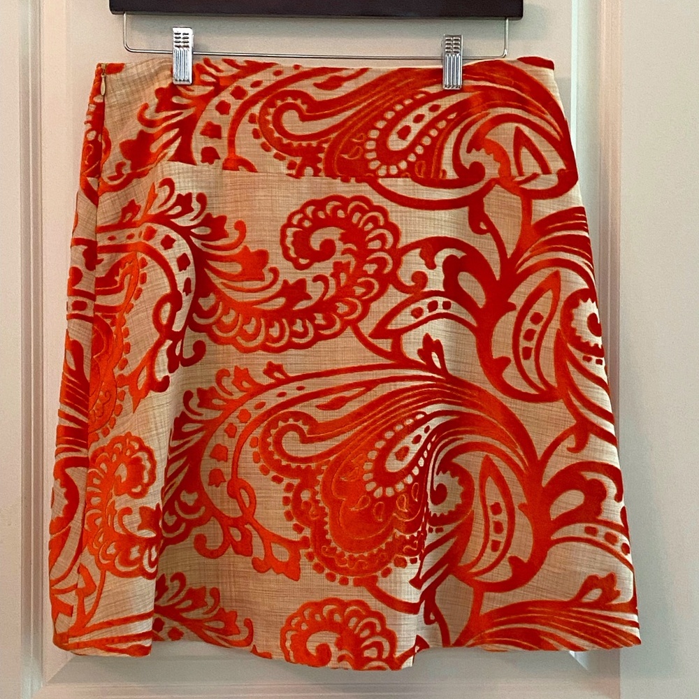 Orange and Tan Sevier Skirt